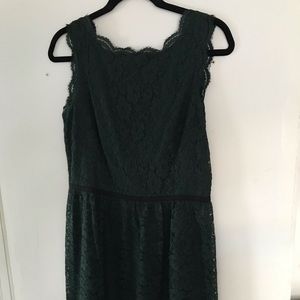 Emerald Green Lace Cocktail/Holiday dress